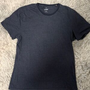 Mavi Navy Micro-Stripe Short Sleeve Crew Tee